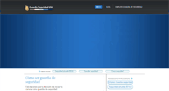 Desktop Screenshot of guardiaseguridadusa.com